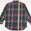 Vintage Ralph Lauren Polo Flannel Shirt Green/Red/Purple L