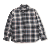 Vintage Schott Bros Flannel Shirt Grey/Cream/Black L