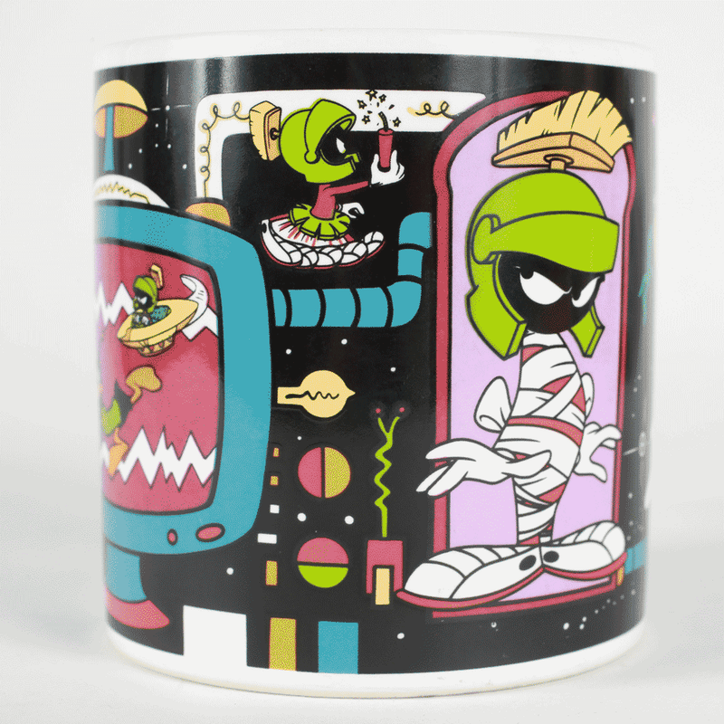 Vintage Marvin the Martian Applause Mug White 1995