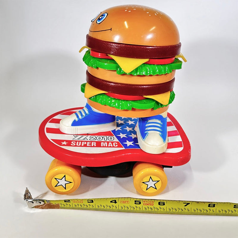 Vintage Skateboarding Burger Super Mack Toy 1988 width