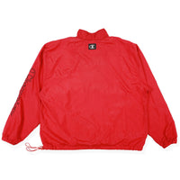 Vintage Champion Windbreaker Jacket Red XL