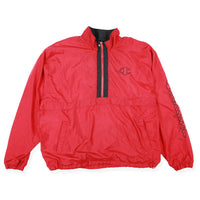 Vintage Champion Windbreaker Jacket Red XL