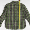 Vintage RLX Flannel shirt Green Height Measurement