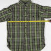 Vintage RLX Flannel shirt Green Chest Measurement