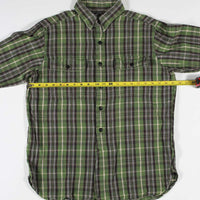 Vintage RLX Flannel shirt Green Chest Measurement