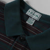 Vintage Izod Striped Polo Green/Red Large Tag