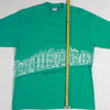 Vintage San Francisco Crazy Shirt Tee Turquoise Height Measurement