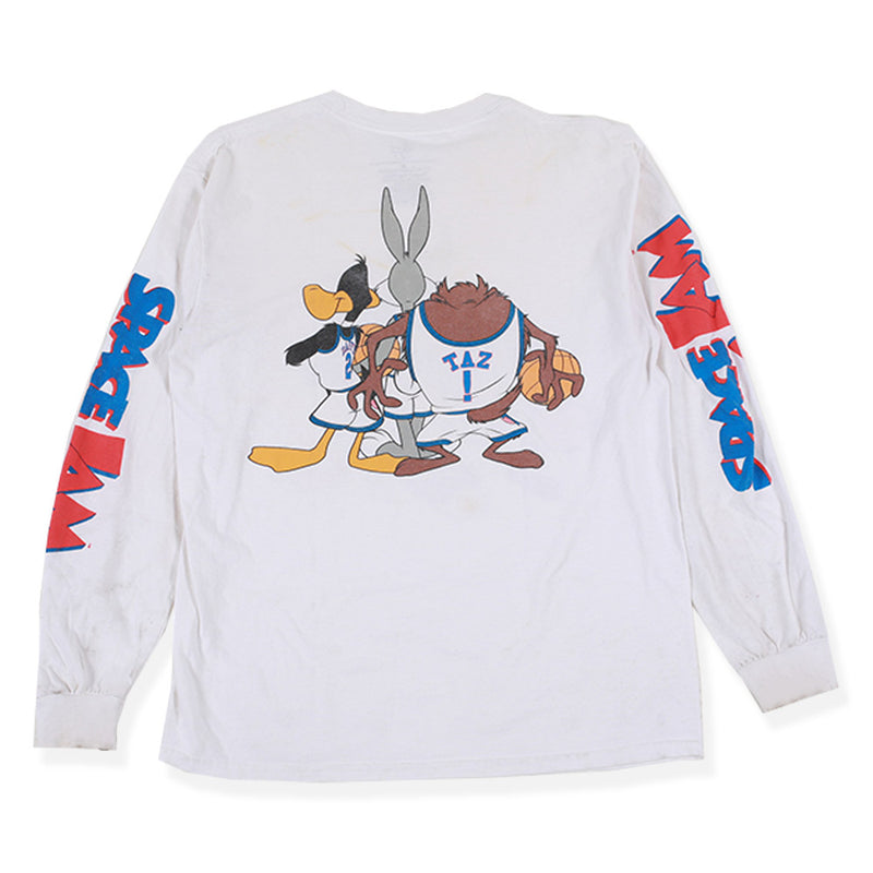 Vintage Space Jam Longsleeve Tee White M