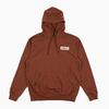 Theories HAND OF THEORIES PULLOVER HOODIE BURNT ORANGE front flat