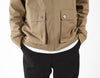 Theories RANGER Jacket Khaki model photo front detail