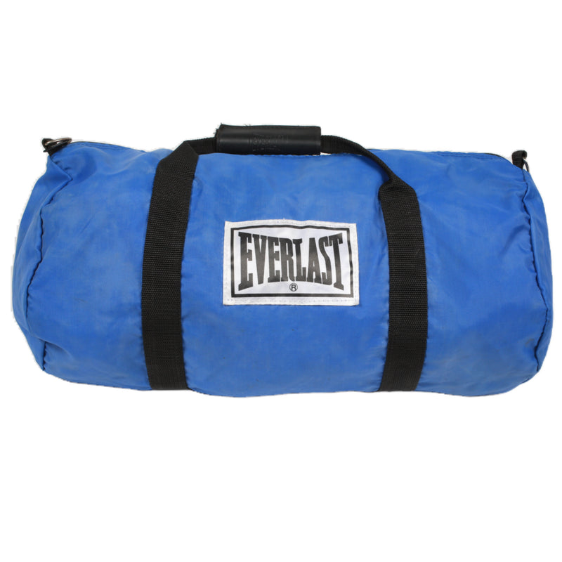 Vintage Everlast Small Gym Duffel Bag Blue MAIN FRONT