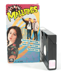 Vintage Mallrats VHS Tape cover and side label