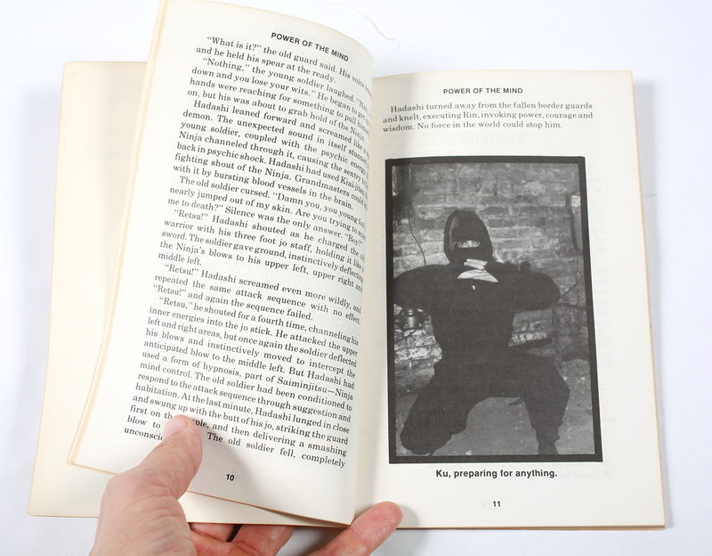 Vintage Ninja Power of the Mind Book by Toshitora Yamashiro photo of ninja