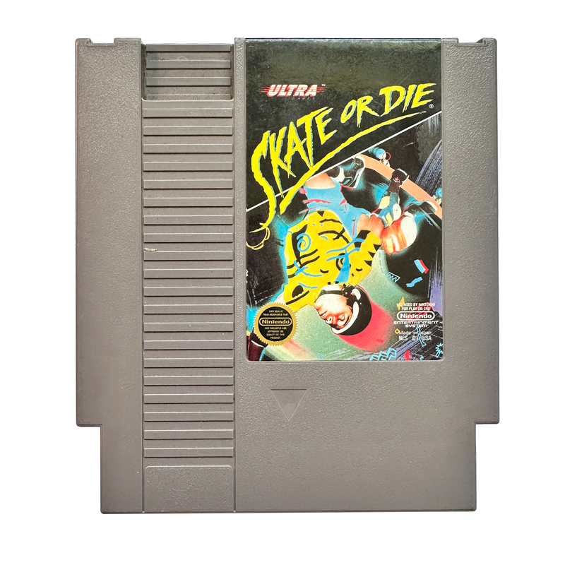 Vintage Skate or Die NES Nintendo Game front
