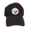 Vintage Steelers NFL Dad Hat Black front
