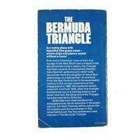 Vintage Bermuda Triangle Book by Adi-Kent Thomas Jeffrey 1975 back cover