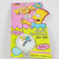 Vintage Bart Simpson Skateboarding YO YO 1990 angle