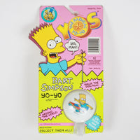 Vintage Bart Simpson Skateboarding YO YO 1990 back