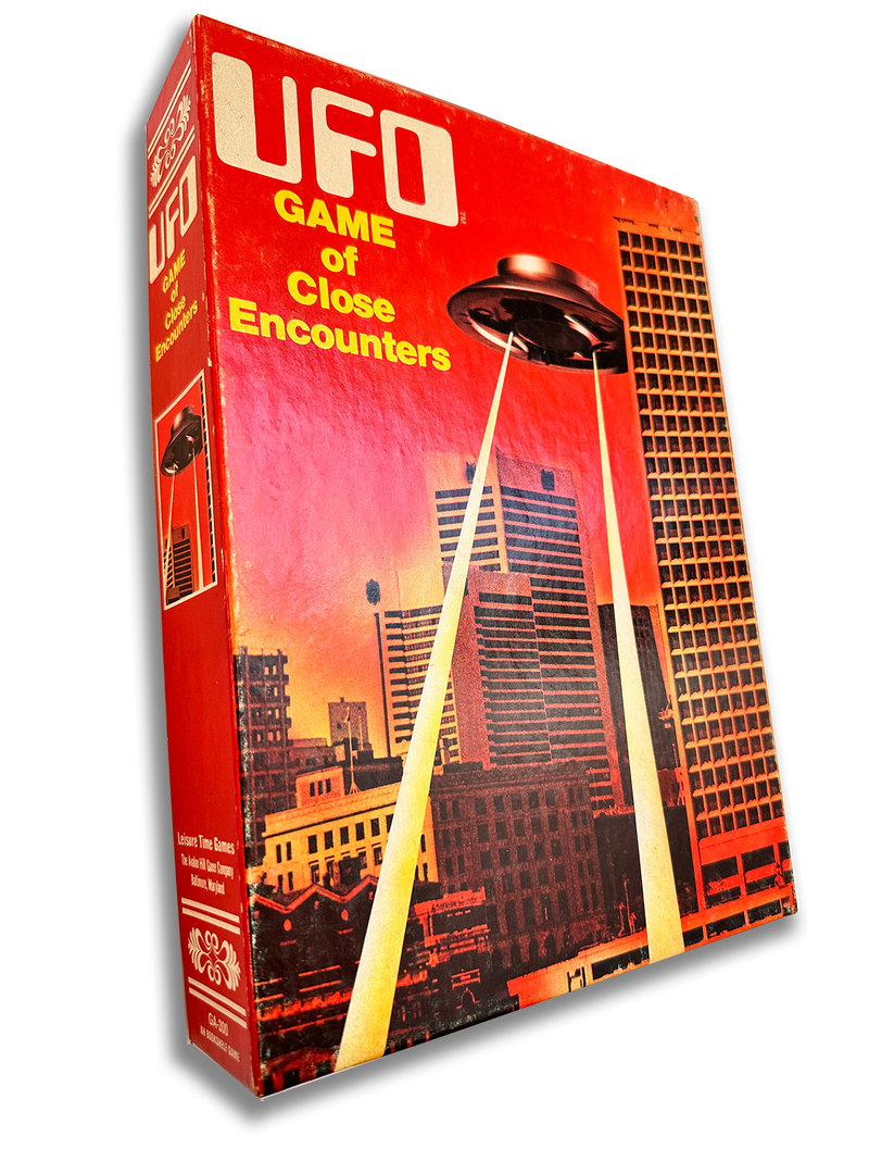 Vintage UFO Game of Close Encounters Board Game front and side