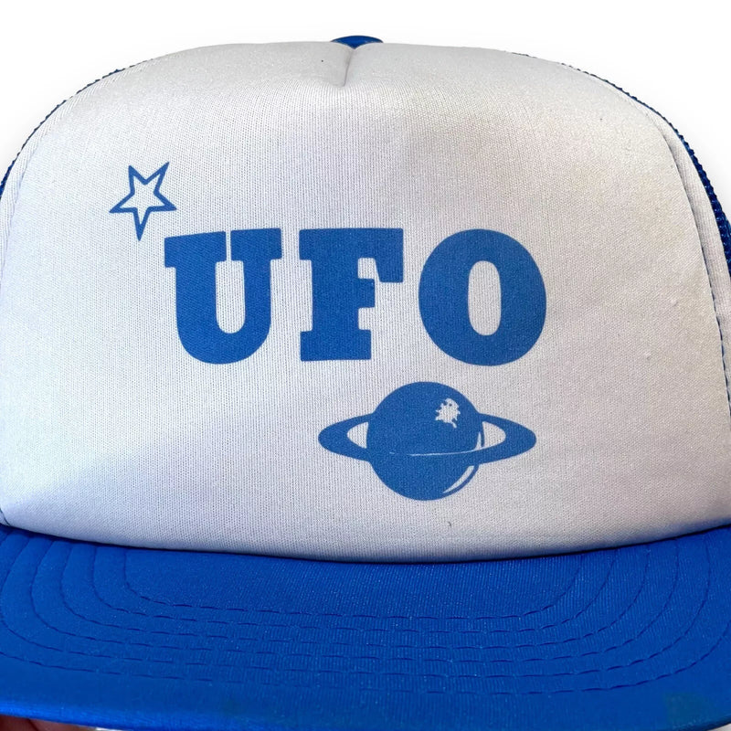 Vintage UFO Trucket Hat Blue / White