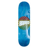 Hopps Skateboards SUN LOGO CHECKERED FADE Skateboard DECK Front