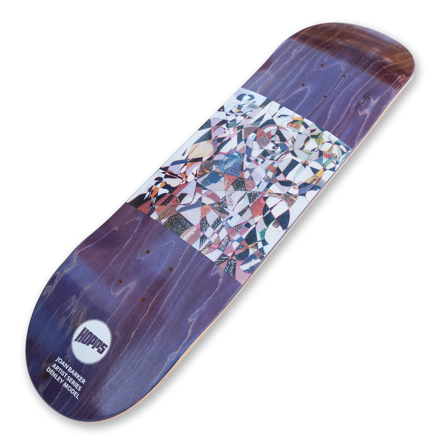 Hopps Skateboards Barker Abstract Series Skateboard Deck